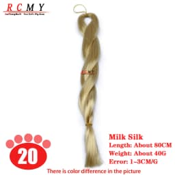RCMY Red Milk Silk Doll Wig BJD/SD Doll Hair Rooting Doll Wigs Transplant Hand-crocheted Pink Gold Black Doll Hair Accessories