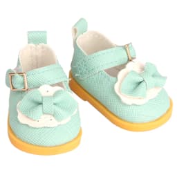 1/6 Cute 5.5cm PU Leather Bow Doll Shoes Boots For 14" American& EXO Doll Mini Shoes Accessories For 32-33 Russia DIY Doll TOY