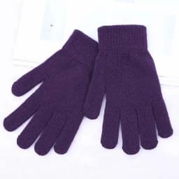 Autumn And Winter Men's Women's Touch Screen Cold-proof Warm Finger Gloves Korean Version All-match Cycling Knitted Wool Gloves