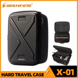 Besnfoto Waterproof Hard Shell Photography Backpack for DJI Drones & DSLR Cameras, Travel Shoulder Handbag Storage Case