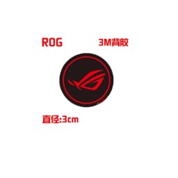 Fan Logo Sticker Graphics Card Computer Host Chassis Laptop Hall of Fame Player Country ROG