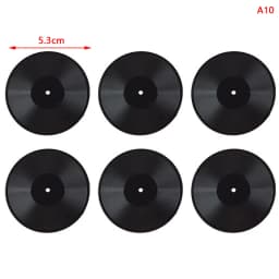 Dollhouse Cartoon Cute Miniature Simulation Record Model Accessories Decoration Ornament For Children Toys Birthday Gifts