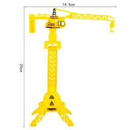 1set Construction Cake Topper Multi Type Excavator Bulldozer Toppers for Boy's Birthday Party Cake Decorations DIY Cake Supply