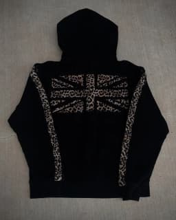 2025 New American Retro Ins Printed Zipper Sweatshirt Sweatpants Suit Hoodie Jacket Street Trend Y2k Long-sleeved Trousers