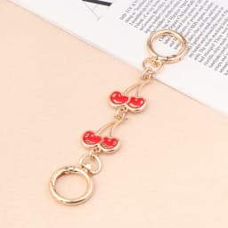〔CC88〕1Piece Heart Buckle Cherry Bag Chain DIY Bag Strap Extension Replacement ,Women's Bag Decoration