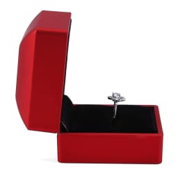 LED Ring Box Ring Storage Case 4 Colors Fashionable LED Lighted Ring Storage Box Jewelry Display Case Gift