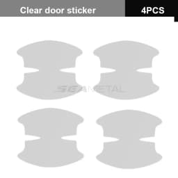 BLALION 4PCS Universal Car Door Handle Bowl Scratch Protective Stickers Transparent Car Handle Anti-collision Protection Strip