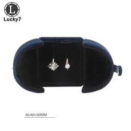 Double Open Button Jewelry Box Valentine's Day Birthday Surprise Gift Ring Pendant Stud Necklace Box Jewelry Boxes and Packaging