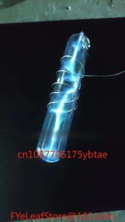 99.999% pure rare luminescent gas element seriesMulti piece sealed glass tube containing