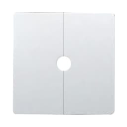 1 Pc Wall Split Flange Square Escutcheon Plate Water Pipe Wall Covers Reserved Drill Hole Panel Decor for Wires Faucets Pipes