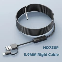 Android Endoscope Camera HD720P 8MM 3.9MM Lens 3in1 Micro USB TYPE-C Car Inspection Borescope Waterproof for Sumang HUIWEI PC