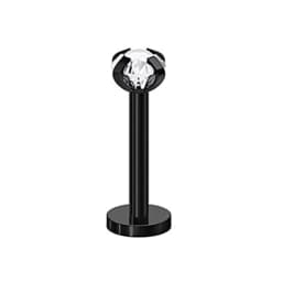 1-16pcs 16G Stainless Steel Lip Rings Studs Medusa Labret Monroe Tragus Helix Cartilage Forward Earrings Piercing Jewelry Black