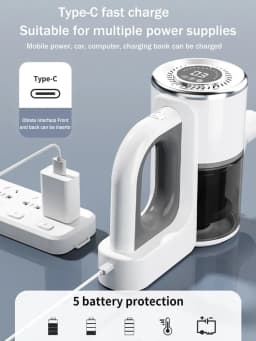 TINSOL Wireless Handheld Vacuum Cleaner Cordless Handheld Vacuum Chargeable Auto Vacuumfor Home & Car & Pet Mini Vacuum Cleaner