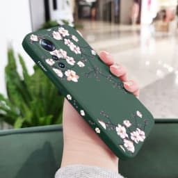 Plum Blossom Phone Case For Xiaomi Mi 14T 14 13 12 13T 12T 12S 11 11T Ultra 10 10T 9 9T 9SE 8 Pro Lite 5G Liquid Silicone Cover