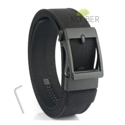 KOLBER Hard Tactical Belt for Men Metal Automatic Buckle Military Gun Belt 1100D Nylon Outdoor IPSC Belt Casual Waistband Male