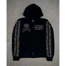 2025 New American Retro Ins Printed Zipper Sweatshirt Sweatpants Suit Hoodie Jacket Street Trend Y2k Long-sleeved Trousers