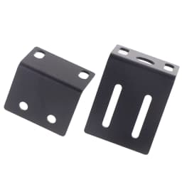 New 1 Set Metal 1U Rack Mount Ear Mounting Jointing With Screw Cap For Frame Box High Qulaity Wireless System Receiver Host