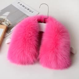 Winter Natural Fox Fur Scarf Square Collar For Men Short Scarves Neck Warm Thick Scarves Real Fox Fur Shawl Male Coat Decorate