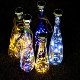 2M 20LEDs Solar Wine Bottle Light Waterproof Wedding Cork String Lights Christmas Decor Fairy Light For Home Party Decoration