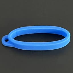 40mm Silicone Ring Lanyard Band With Hole For Box Mechanical Rod Accessories Rope Hanging Loop Keychain Rubber Decoration