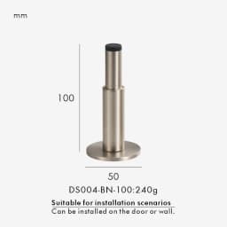 Nurlin Brass Door Plain Stop Bathroom Door Room Stopper Floor Wall Mountnt Bumper Holder Catch Antique Brass Matt Black Nickel