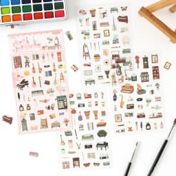 4/24 Sheets Cute Magazine Scrapbooking Stickers Pack DIY Junk Journal Material Decoration Album Diary Stationery supplies