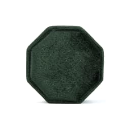 Velvet Ring Box Round Octagonal Ring Box Manufacturers Wholesale Box Proposal Three Rings Box Can Print Logo