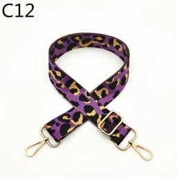 1Pc Deepeel 38mm Women Jacquard Bag Belts Leopard Shoulder Crossbody Straps Adjustable Webbing Strap DIY Bags Accessories