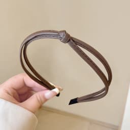 Sweet And Cool PU Leather Narrow Edge Headband for Women Elegant Simple Face Wash Headband Fashionable Girl Hair Band Hair Acces