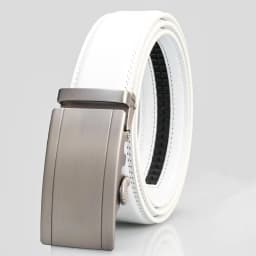 3.5cm New Men's Leather Belt Alloy Automatic Buckle Business Leisure Youth Middle-aged and Elderly Belt Designer Belt for White