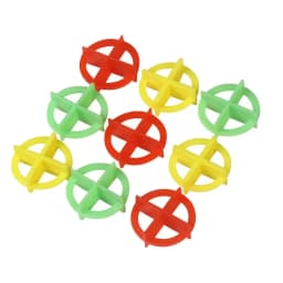 50/500Pcs Ceramic Tile Leveling System Spacers Clips Wedge for Tiling Fixing Floor Wall Gap Leveling System Construction Tool