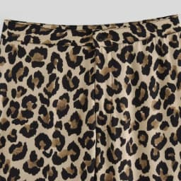 HXAO Elegant Leopard Pants 2025 Women's Spring Vintage Printed Long Trousers Ladies Fashion Casual Office Wide Leg Y2K Pants