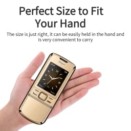 8800 Classic Retro Slider Senior Phone Dual SIM Metal Body Speed Dial Blacklist Durable Elderly Mobile Phone Big Button Luxury