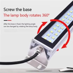 LED Workshop Light CNC Machine Tube Industrial Lighting LED Work Lamp for Machine Tools 220V 24V Aluminum Alloy IP68 Led Lamps