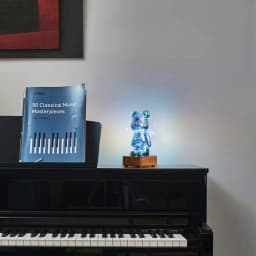 LED Lamps 3D Bear Night Light USB Dimmable Projector Colorful Atmosphere Desktop Bedroom Table Decora Lighting Gift