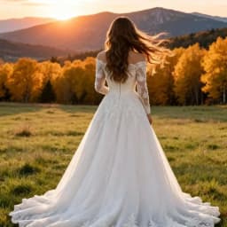Customize To Measures Wedding Dress Long Sleeve A_line FLoor Length Tulle Lace Appliques BRidal Gown Princess Long Sleeve Robe