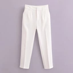 Solid Color All-Match Women's Suit Pants Casual Simple Office Occupation Lady Pencil Trousers High Waist Slimming Long Pants