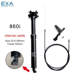 KS EXAForm 860i 30.9 31.6mm Hydroyl Seat Post Height Adjustable Seat Tube Dropper Internal Cable Remote with Suspension