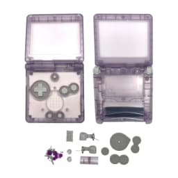New Shell Case for GBASP Housing GBA SP Shell with Buttons Sets Replacement for Gameboy Advance SP Game Accessories