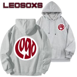 DIY Custom Logo Black Hooded Sweatshirt Pure Cotton Long-Sleeved Pullover Casual Top for Men And Women Autumn Winter Fashion