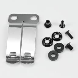 1Piece KYDEX Stainless Steel Holster Clips K Sheath Waist Clip Accessories Knife Sheath Back Clip Scabbard Carrying Pocket Clip