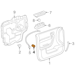 Driver Side Mirror Control Switch Door Rear View Adjustment Mirror Button Replacement 15250458 for Hummer H3 Malibu Torrent