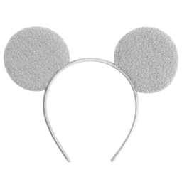 1pc Fashion Woolen Hairband Simple Solid Color Mickey Mouse Ear Headband Daily Party Theme Park Wear Women Hair Accessory