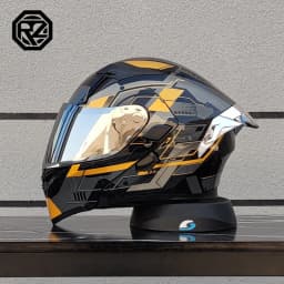 ORZ Motorcycle Helmet High Quality Dual Lens Modular Flipped Helmet Full Face Neutral Motorcycle Travel Helmet Off Road Helmet