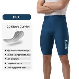 LAMEDA Summer Bicycle Shorts Five-Point Cycling Pants Shock-absorbing Men's Cycling Clothing Mountain Road Bike Tousers for Men