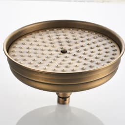 Antique Brass Bathroom Hand Shower Head 8 inch Round Rainfall Shower Faucet Shower Bracket Wall Shower Arm 1.5M Shower Hose
