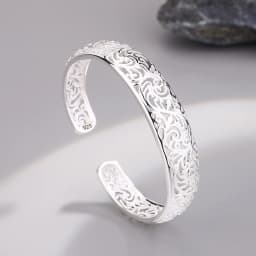 New 925 Sterling Silver Metallic Belt Vintage Punk Bracelet Bangle For Woman Girl Fashion Jewelry Gift Dropship Wholesale