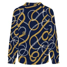 Betawoo Checkered Premium Casual Long Sleeve V-Neck Sweatshirt For Women