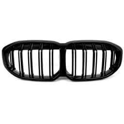 Gloss Black M4 Style Front Kidney Grille Grill For BMW 1 Series F40 5-Door Hatchback 2019-2024 Grille Grill Cover 118d 116d 120d