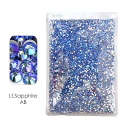 Bulk Wholesale AB Colours Big Package Non Hot Fix Rhinestone ss16 ss20 ss30 Flat Back Crystals Strass Stone For Nail Wedding